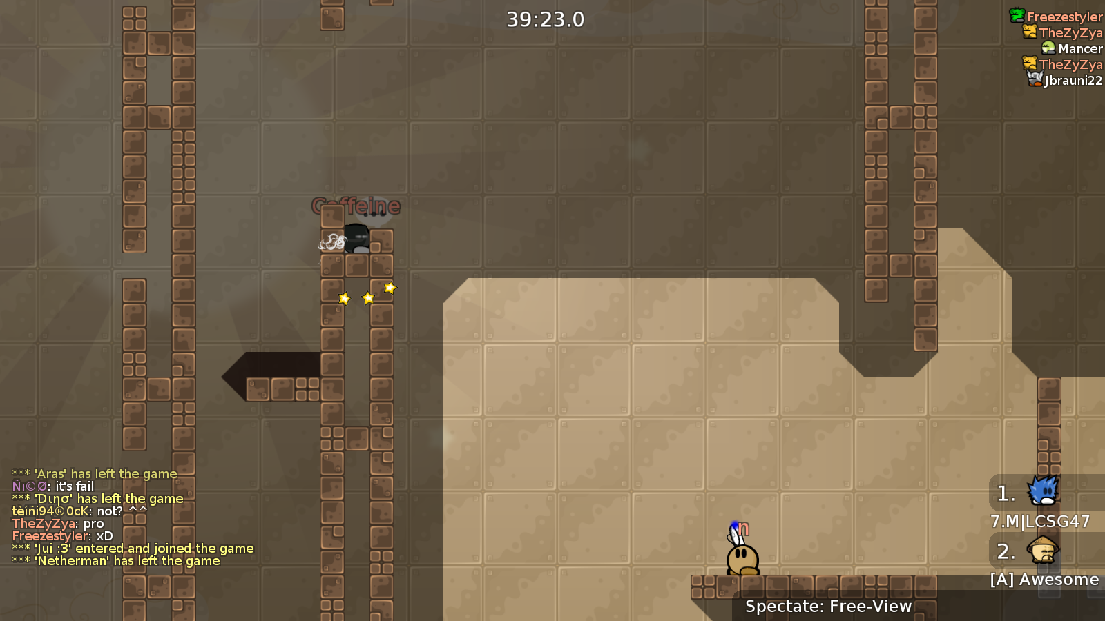 Cafeine fail and co. fail!