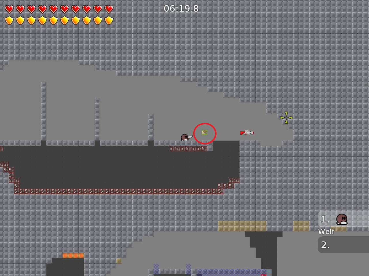 add some hammer off blocks (if some players go in at the same time it might be bugged, i am not sure)