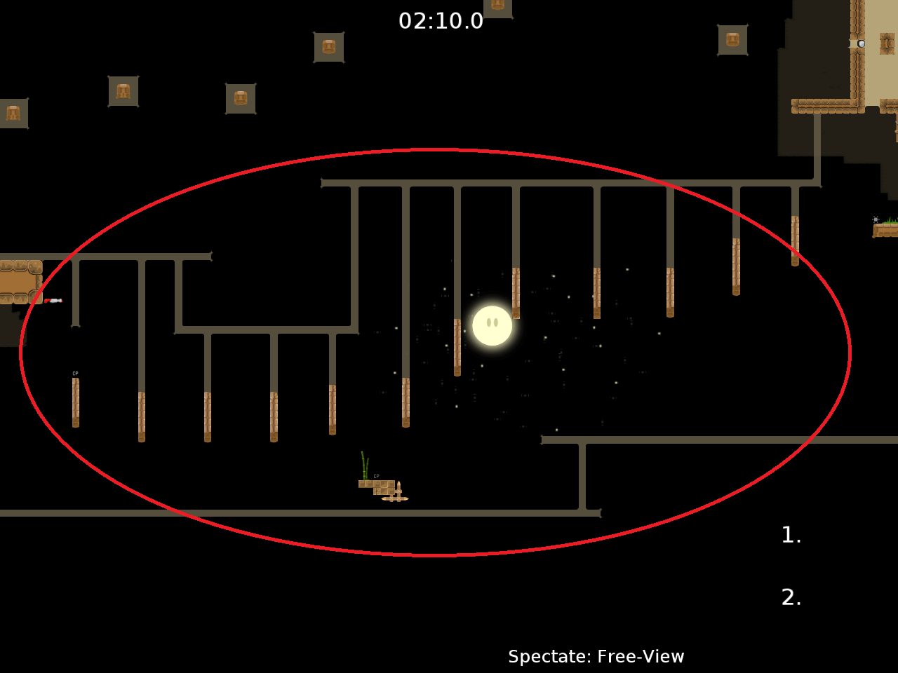 now this a free part, maybe combine the walljump with hookable? maybe add some tele in this? can you make it somehow challenging and not boring?
