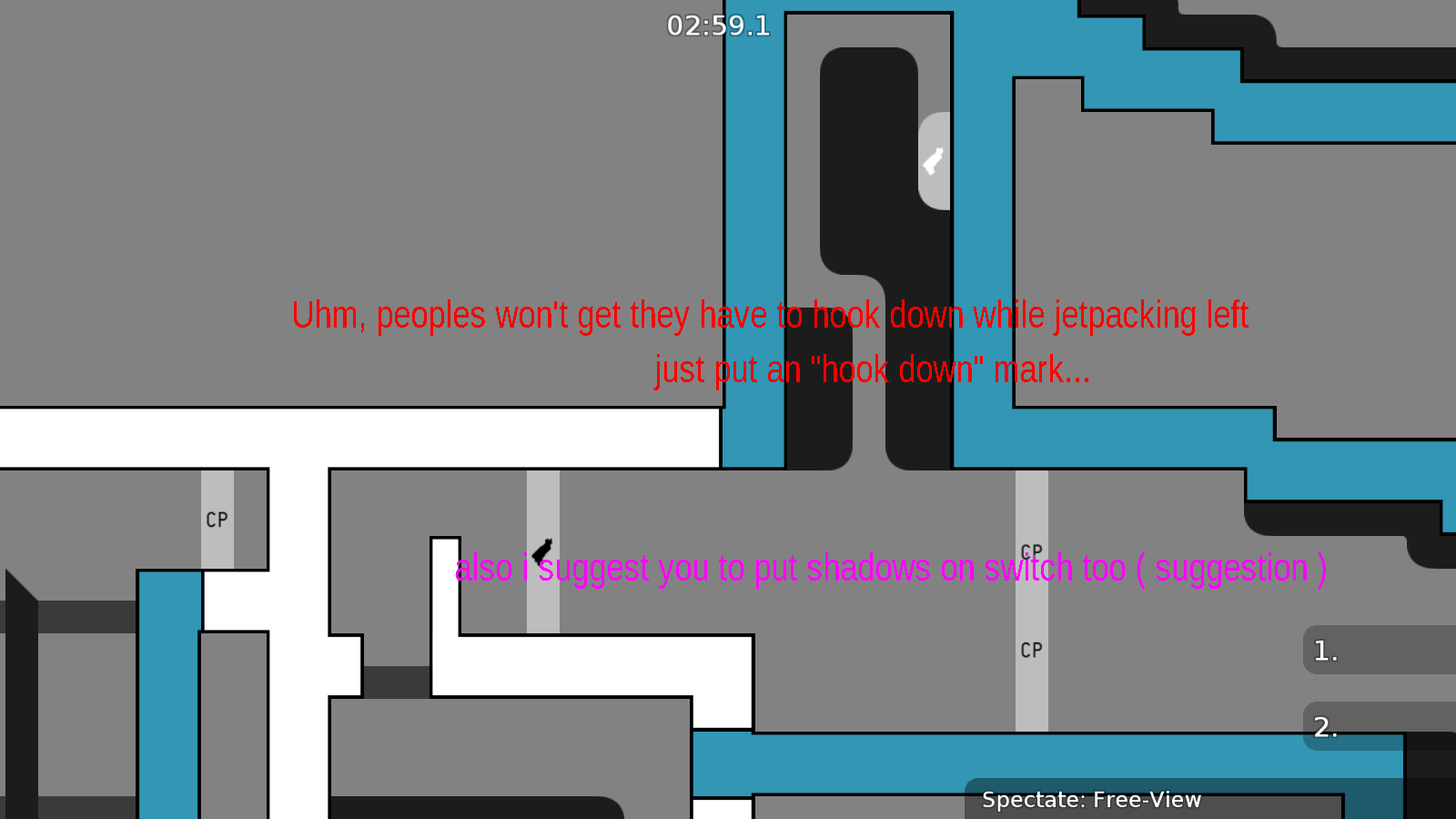 I didn't know in where screen put the purple suggestion... i just wanna say you put shadows in 36cto's switch, but you didn't put them in other parts ( the one before tune layer )
