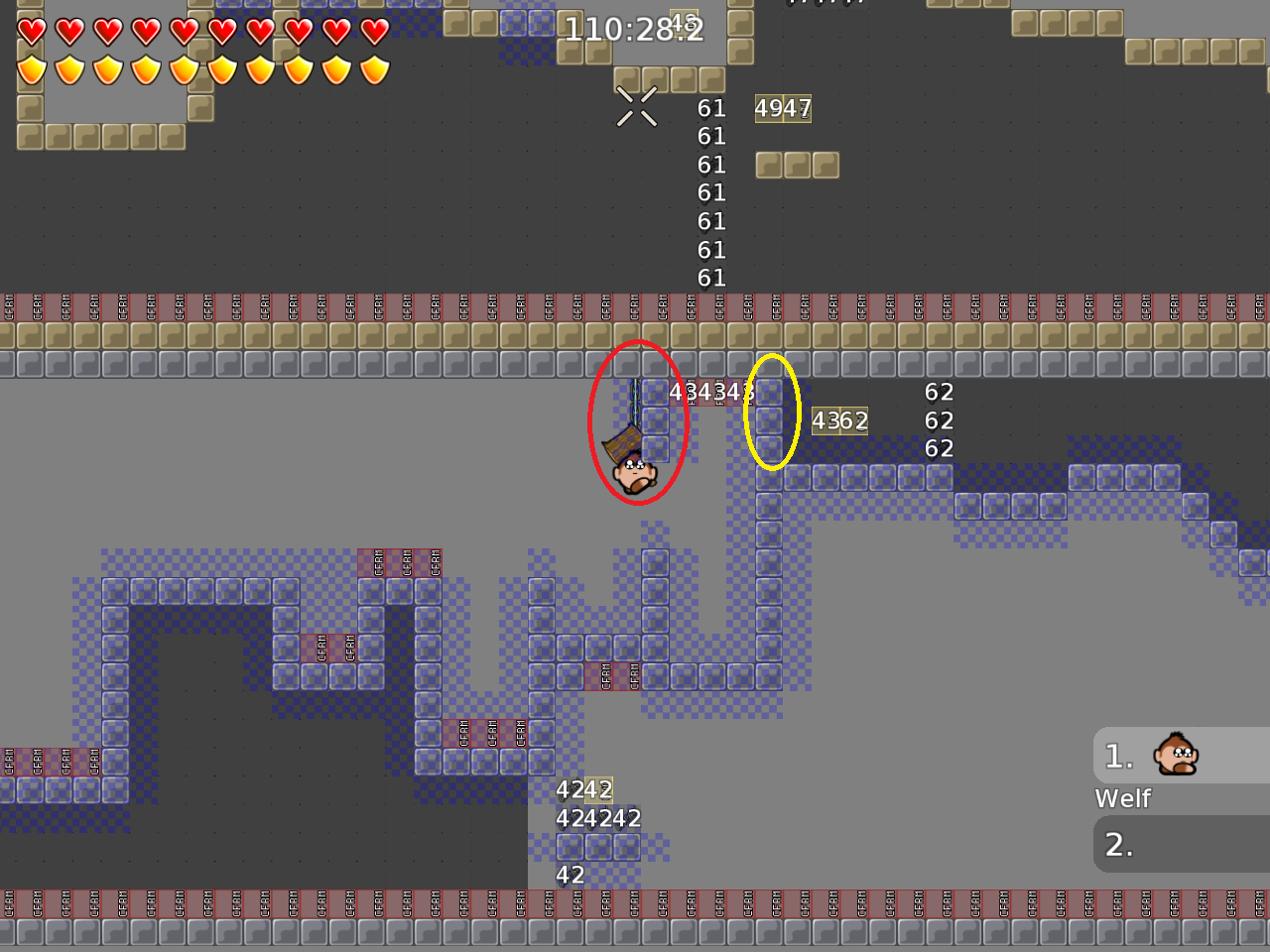 7. red: some hookthrough bugs, yellow: remove teleporter? its not really needed