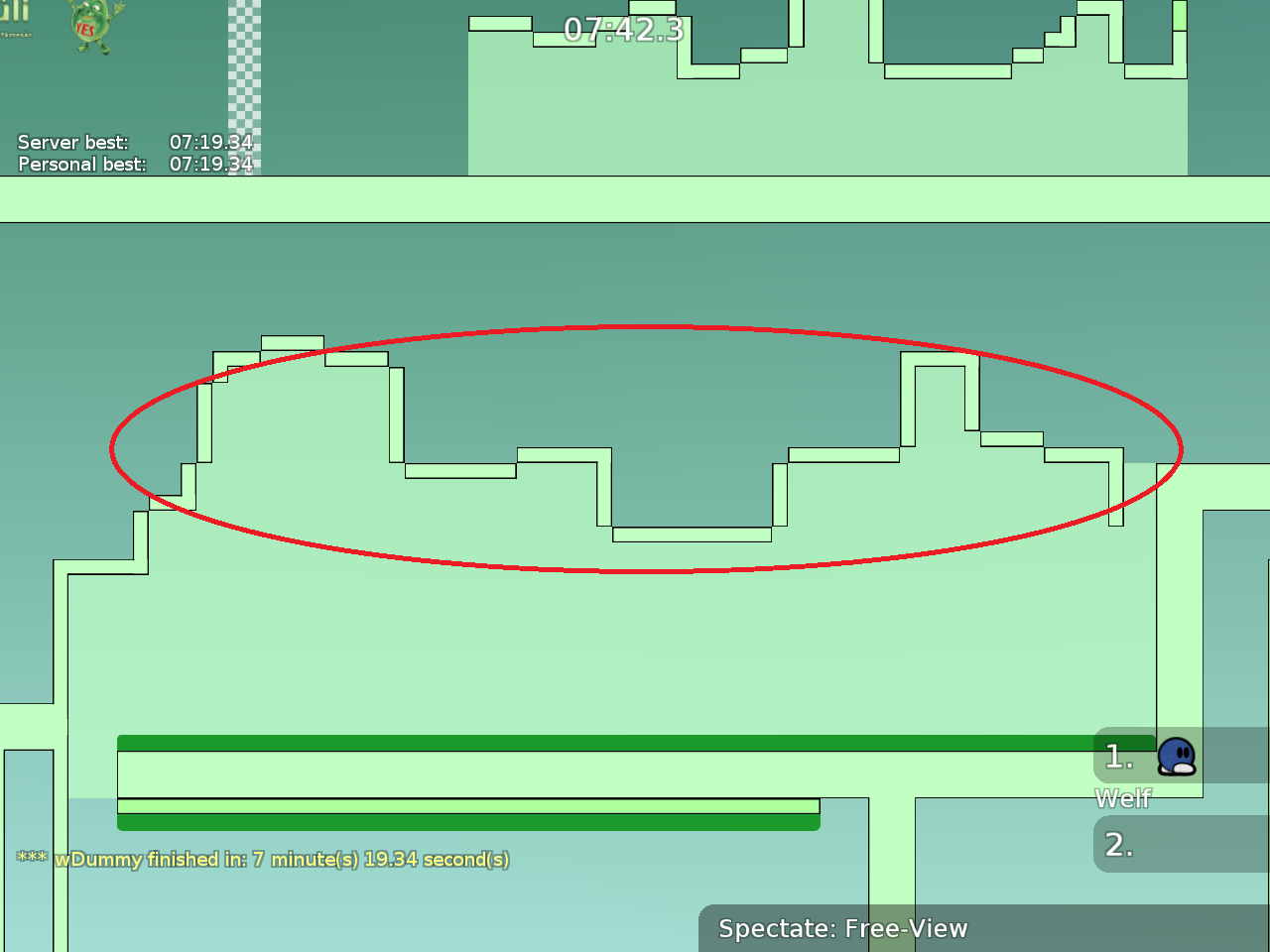 this part seems to be harder than the others, you might add a checkpoint in the middle