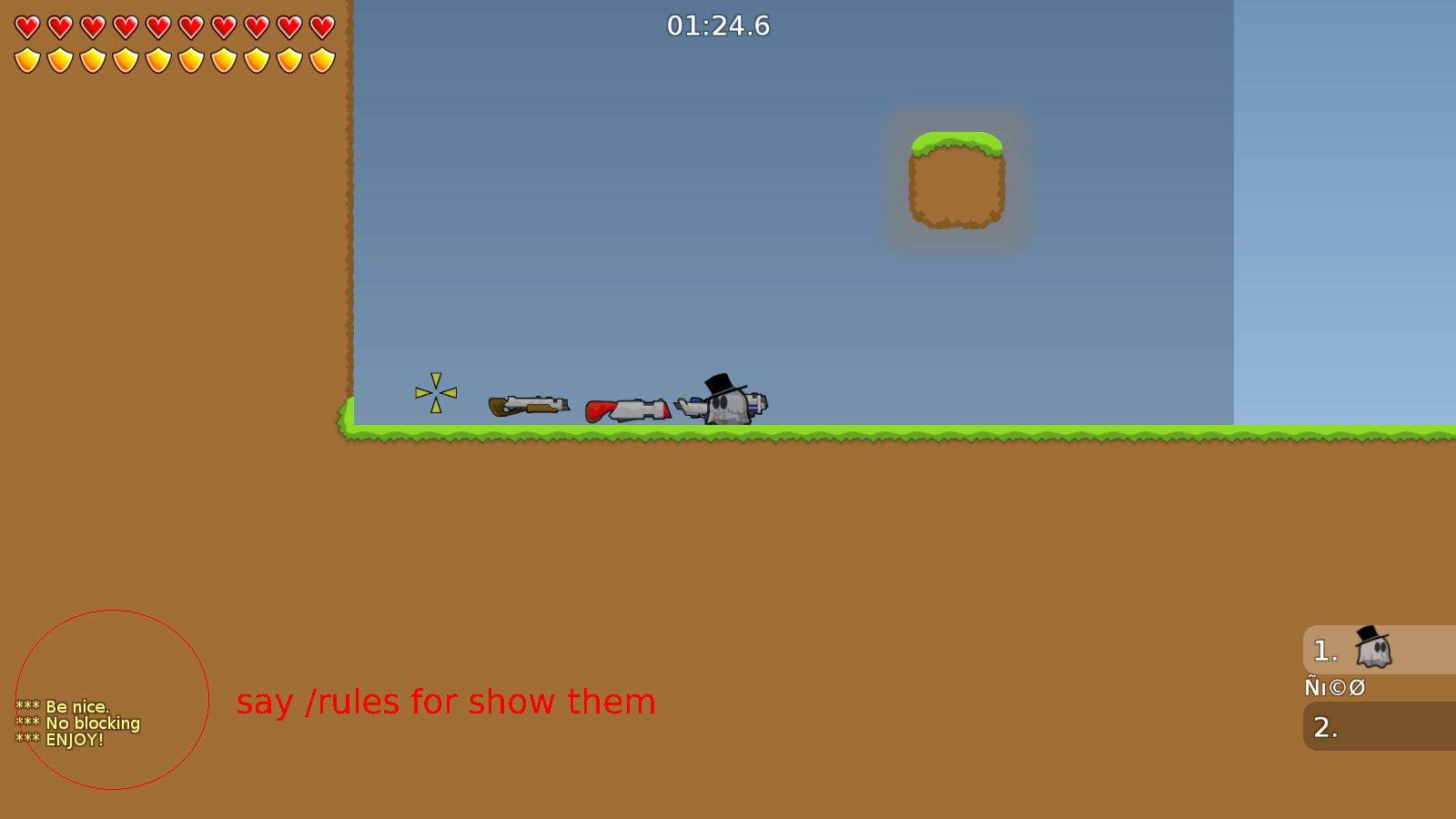 you can see the rules saying /rules