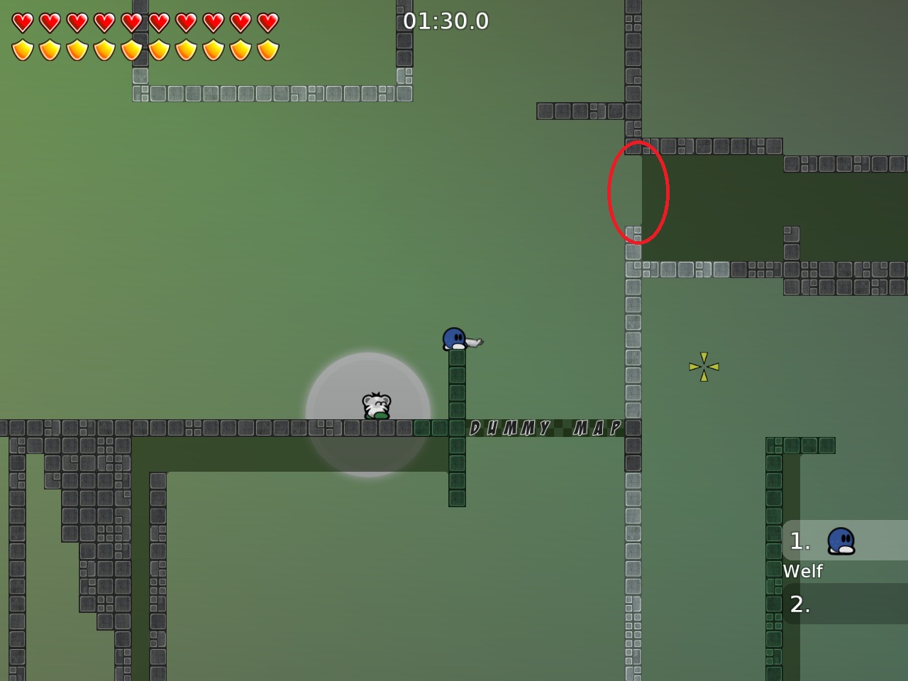 you can add a start line here