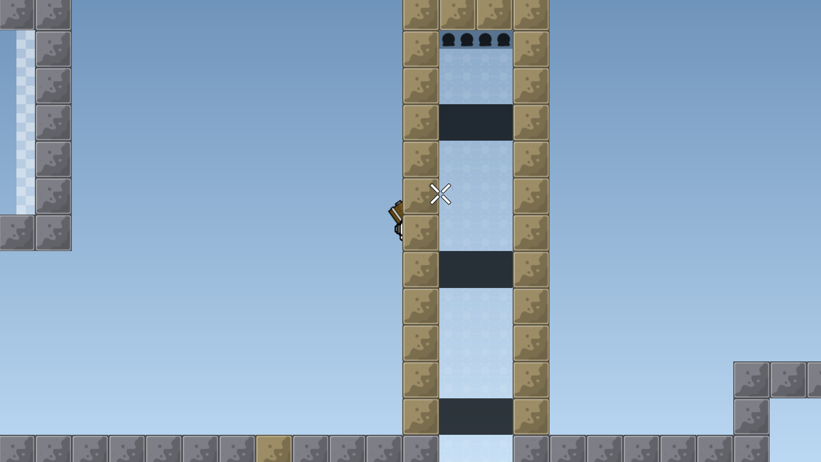 hmm, I thinks it's not that bad that you used the 'suns' as unfreeze marker + maybe the part is a little bit too hard + you used the same symbol for deep and undeep, change that