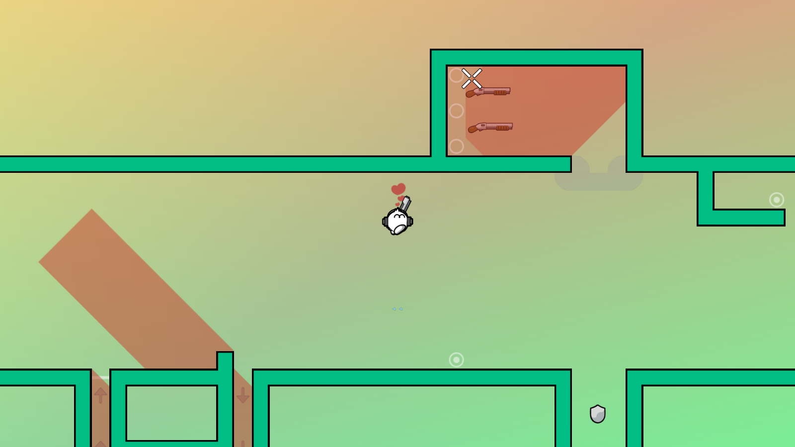 why you can get shotgun there for the next 2-3 parts?