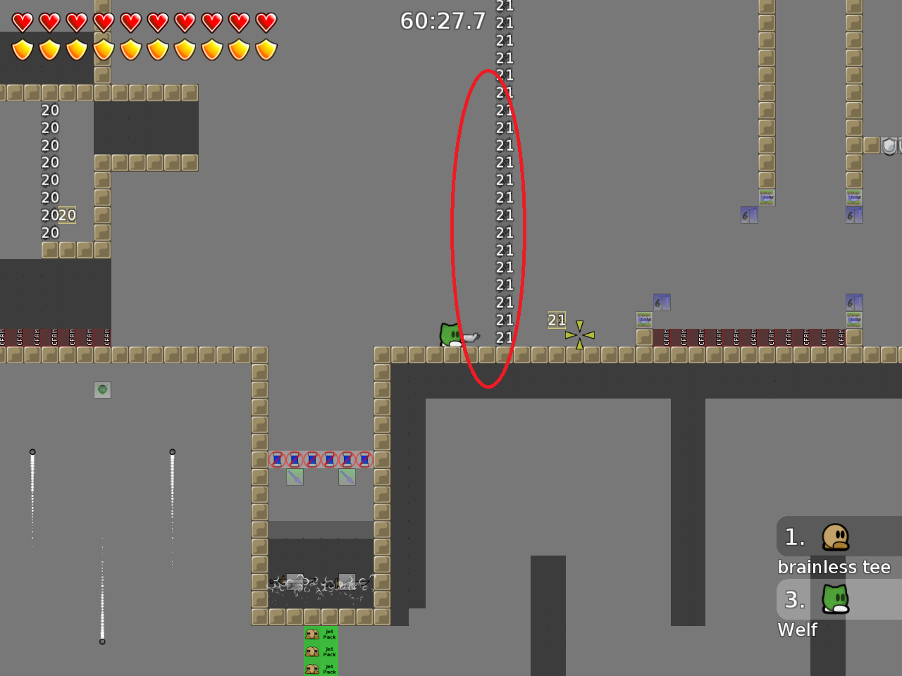 if you are unlucky you can go through this with ninja