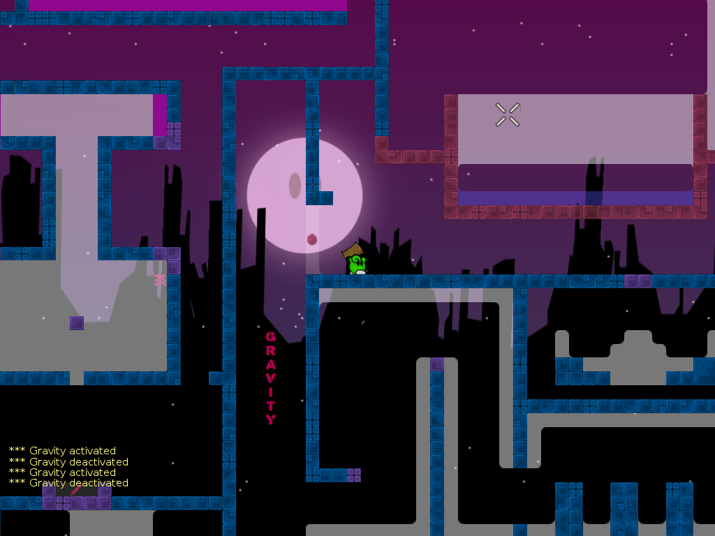 When you leave tunezone it says &quot;gravity deactiveted&quot; what mean no gravity at all, suggest to change it to &quot;changed gravity&quot; and &quot;normal gravity&quot; :)