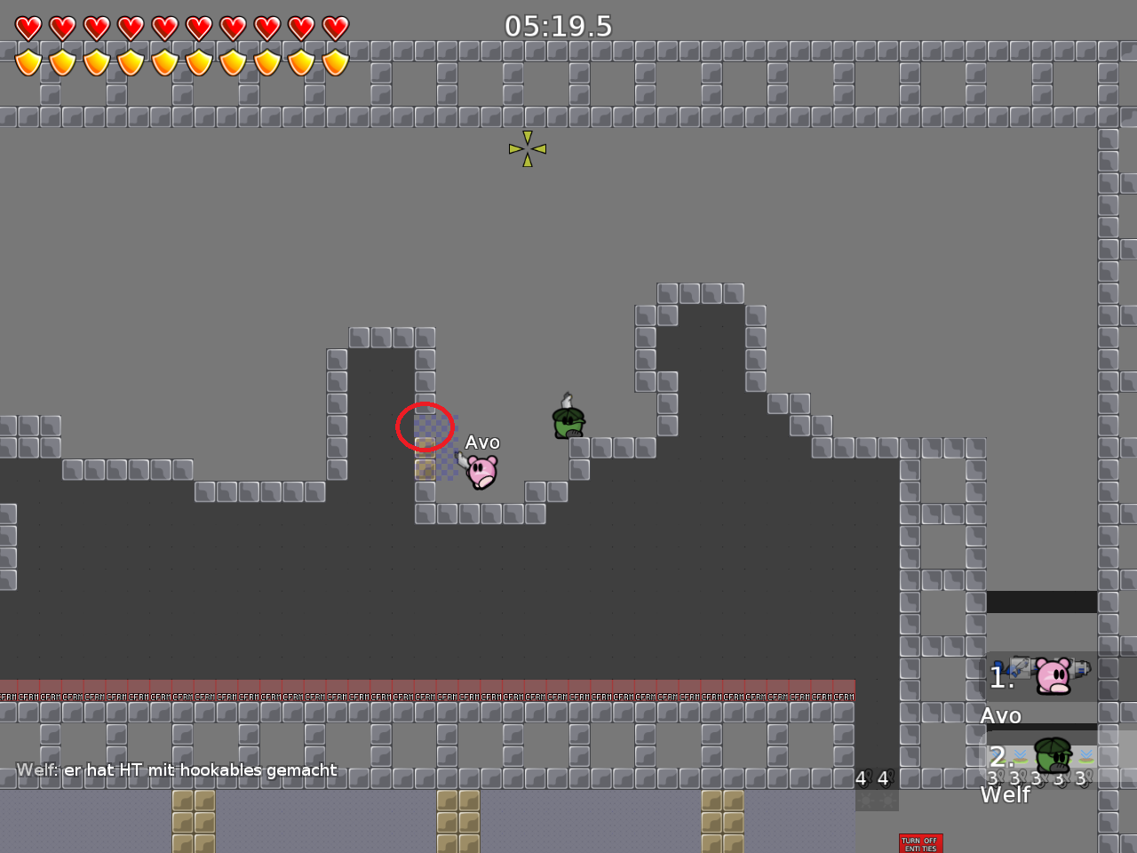 entitie bug