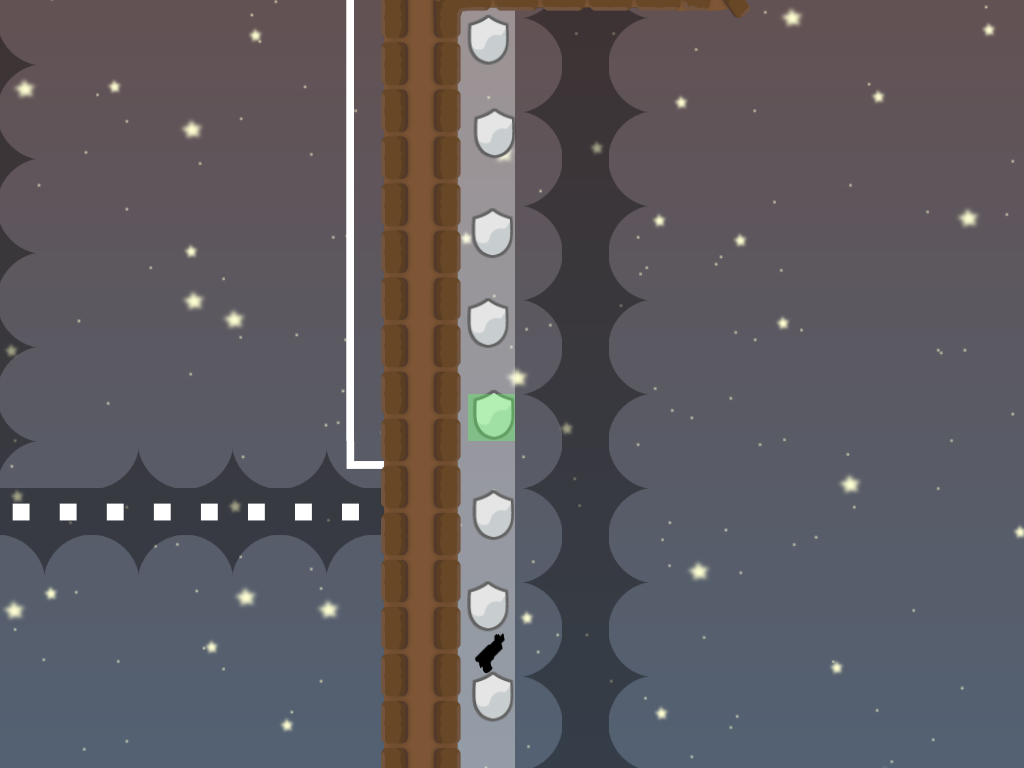 Magic green shield !