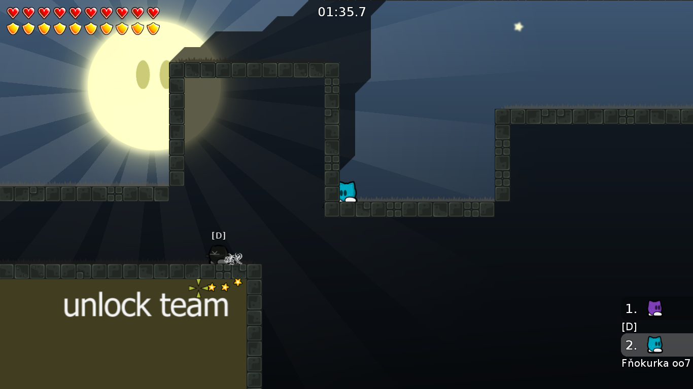 Okey this part...I made it with hamering tee and he shoot the wall with sg...But it's really, really faily.