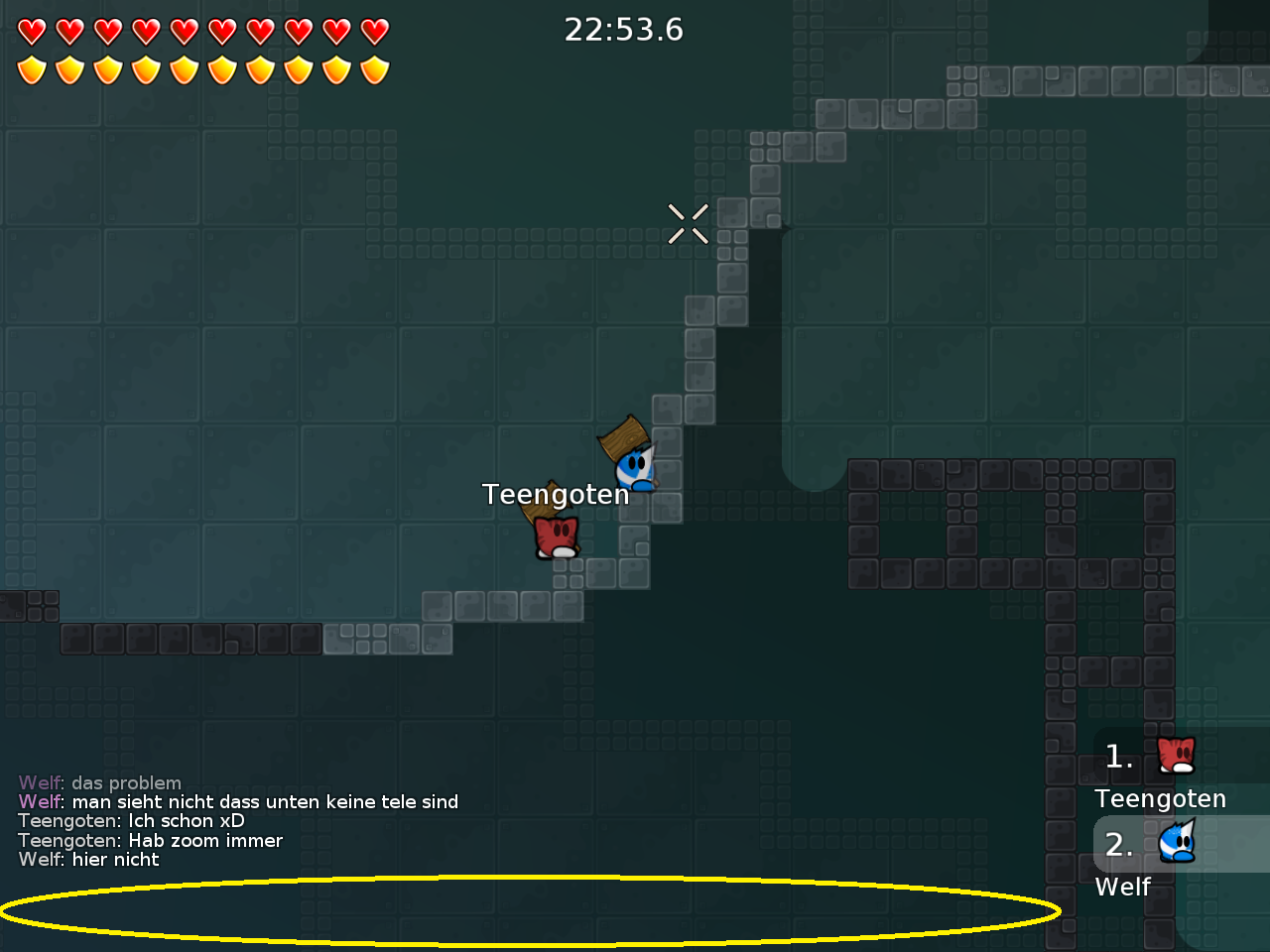 if you stand there, you don't see that there is no tp below, this can cause dumb fails