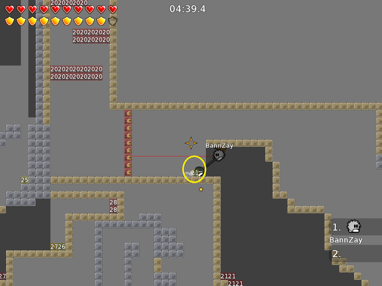 to teles shouldn't be on the ground, you should add unfreeze