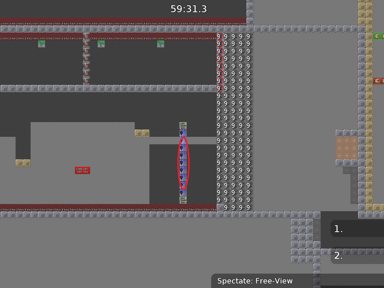 you can remove these tiles ^^ only 2 at the outside are needed