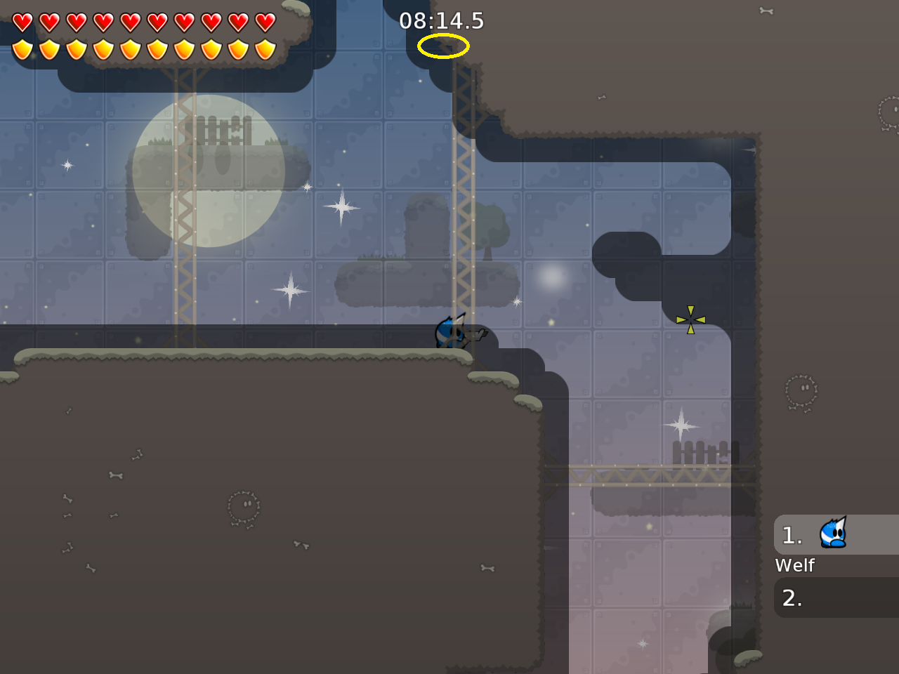 you shouldn't circle them, just mirror them and it looks better (you don't need to fix it, because it is hard to see, but for your next maps)