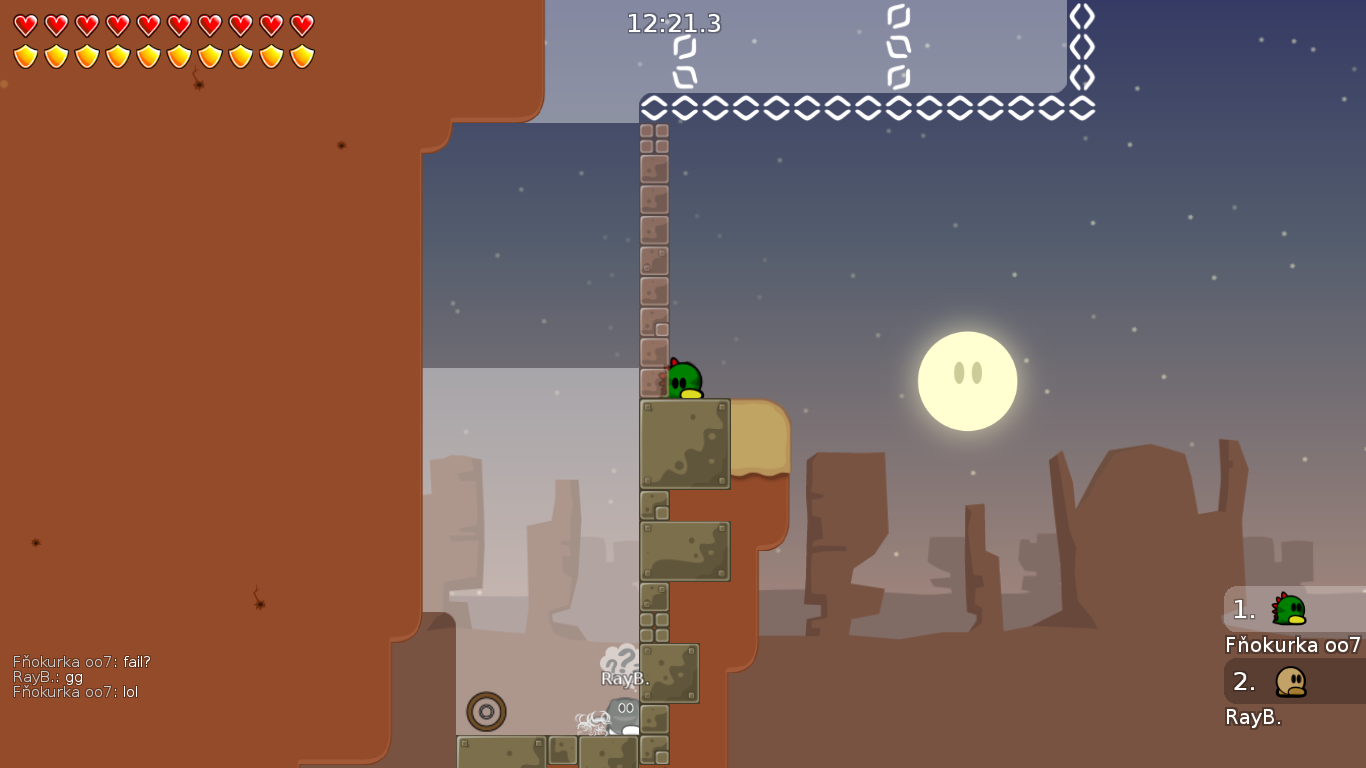 stupid fail at end of map...