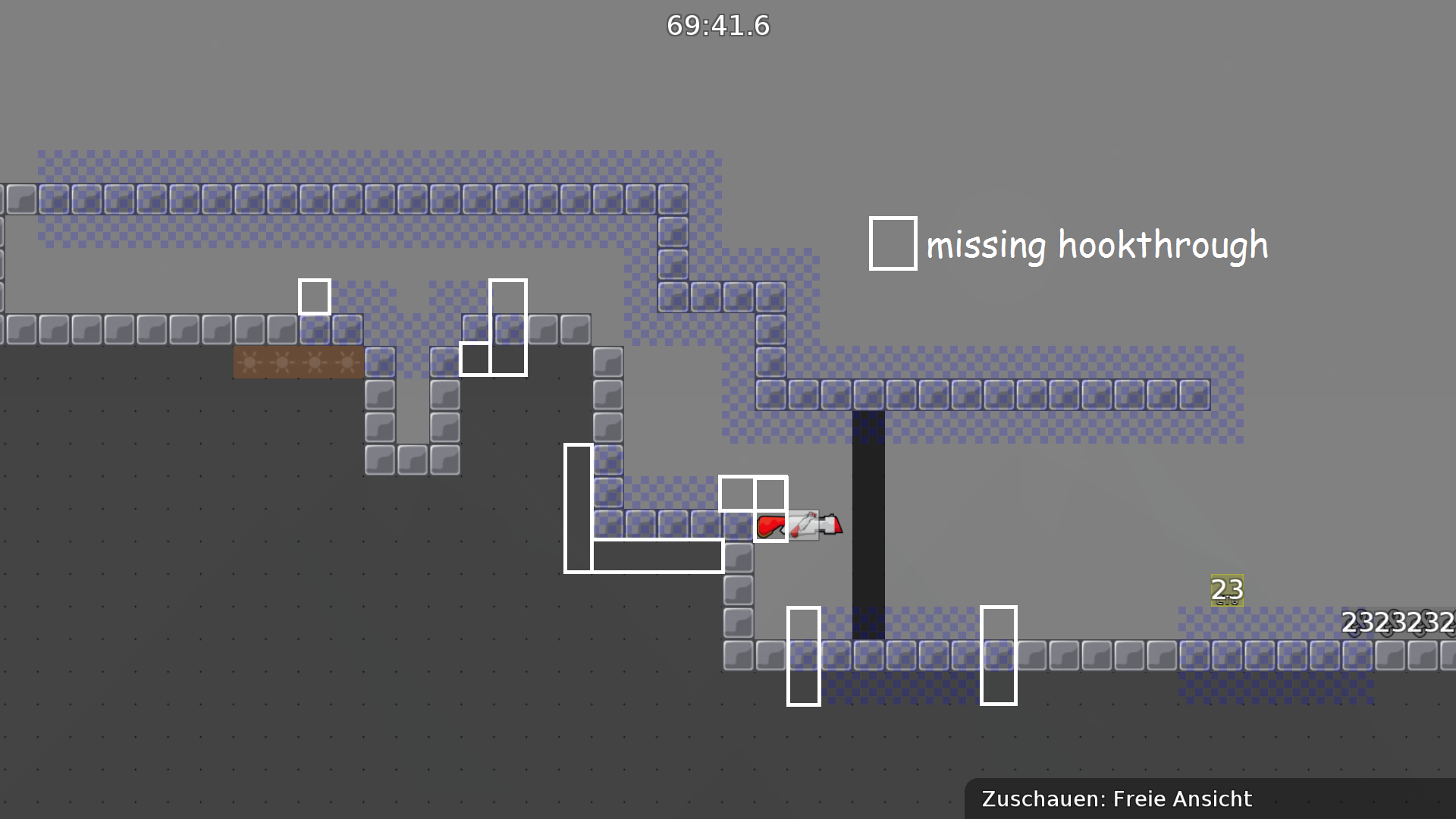 just take a look and mark the hookthrough correctly.