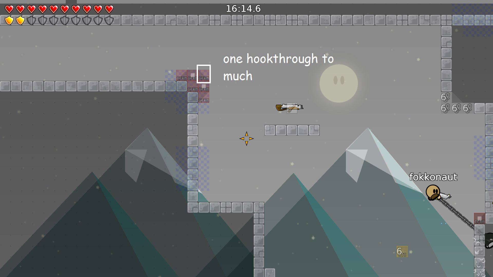 the hookthrough is buggy.<br />This part is unbalanced, i mean look at part 1 and part 3, this part could be streesing some tees.