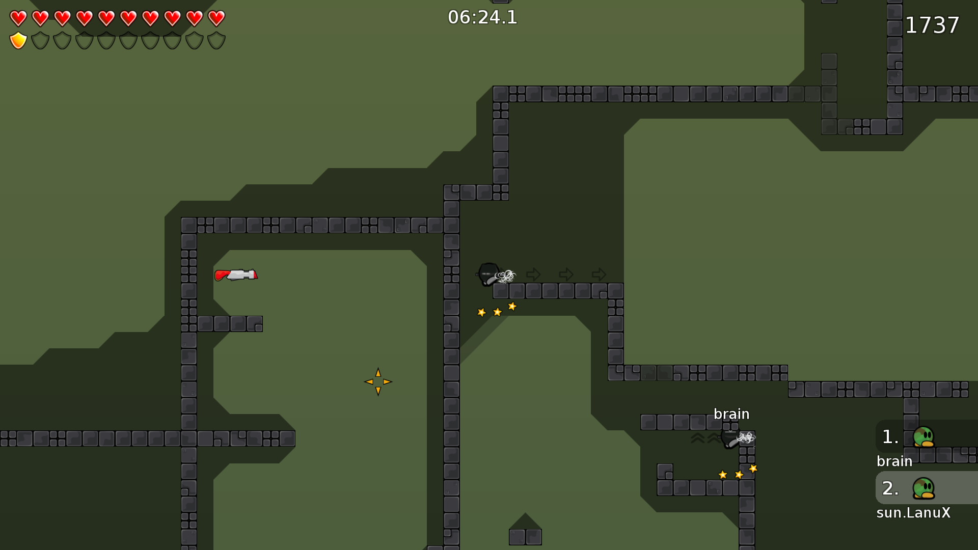 Do a speedup on the edge. I landed there to often. o.o