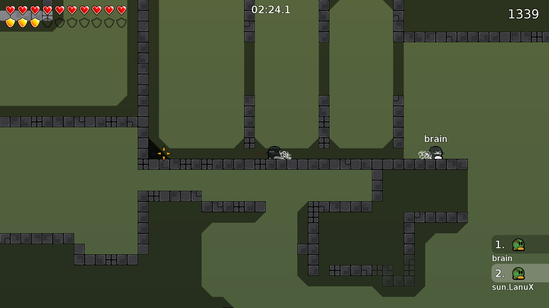 There are 2 unmarked blocks, delete them and it works.