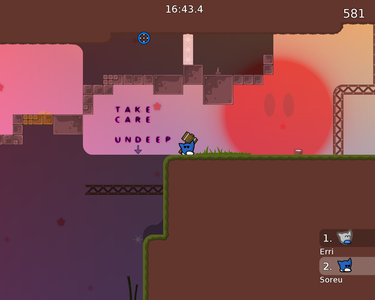 The deep up there looks more undeep than the actual one...