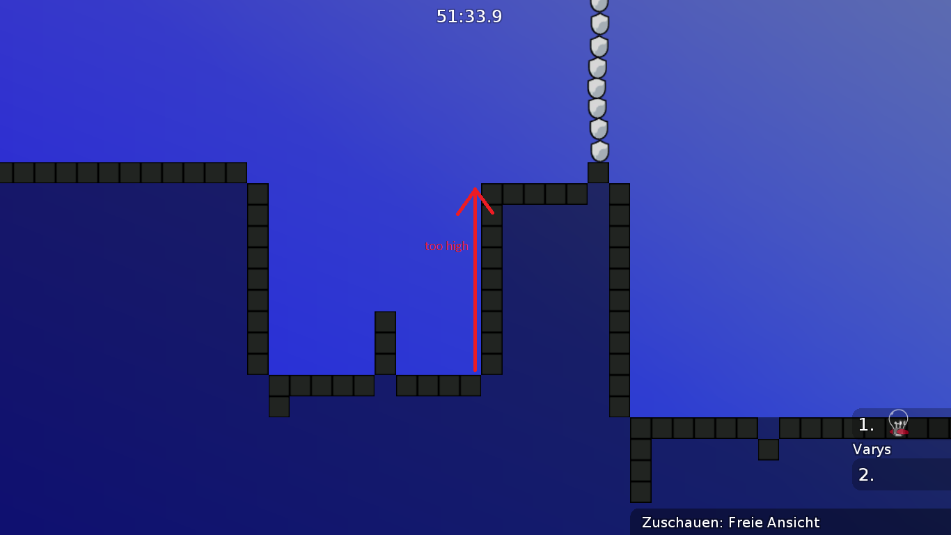 wall is too high, or im just too stupid