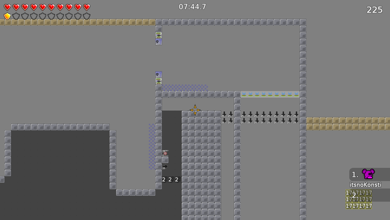 Use frontlayer or new hookthrough and cp 2 has no To tele