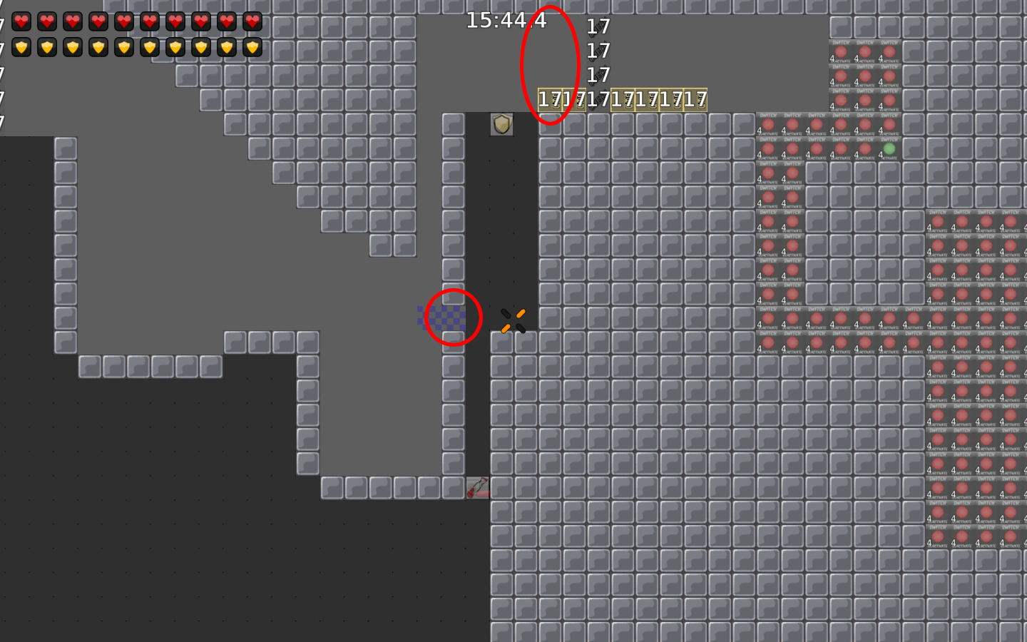 Missing tile &amp; missing shields