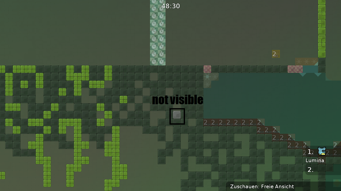 not visible.