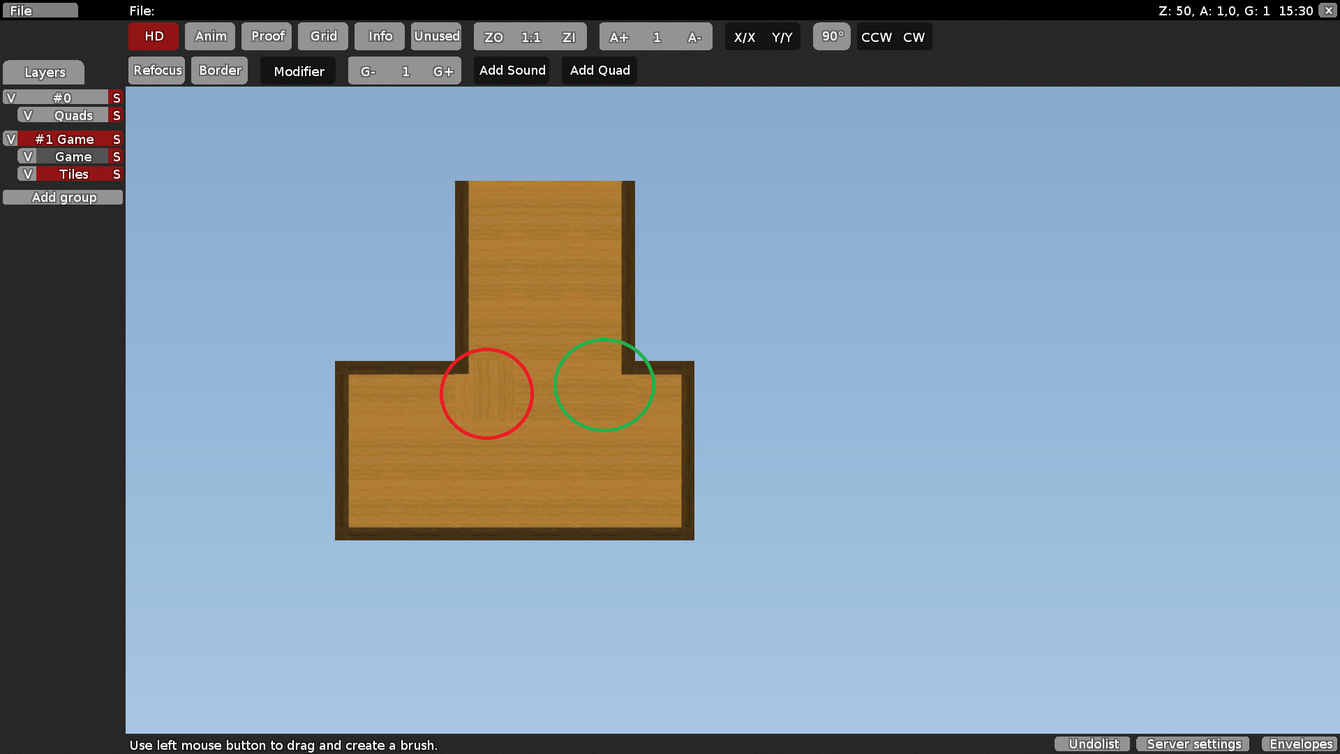 red fail, green normal