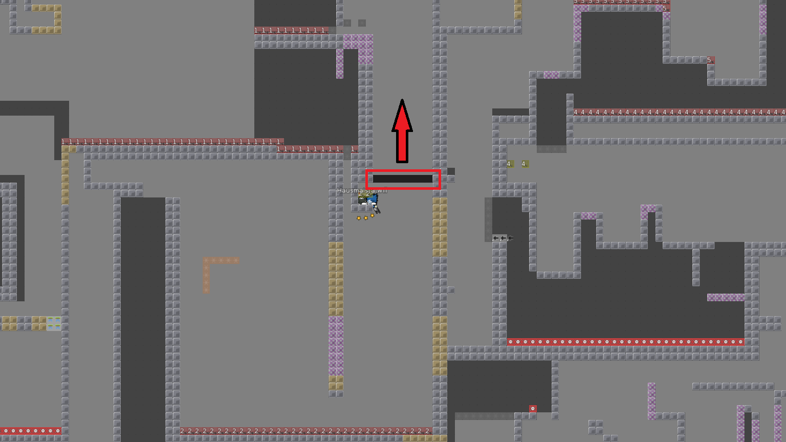 Move Deep up, so you cant fall inside the deep by accident (Or add Stoppers so something like that)