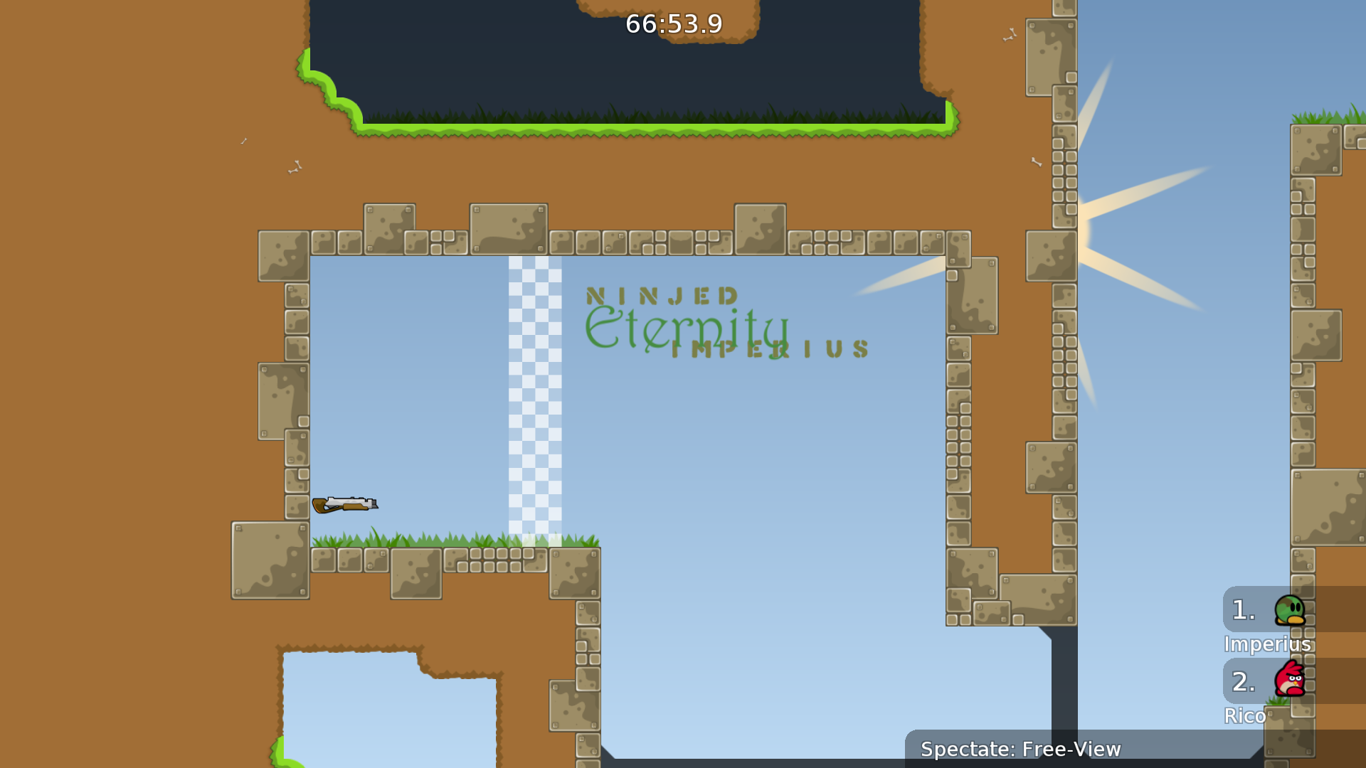 bugged logo (fonts are on each other)