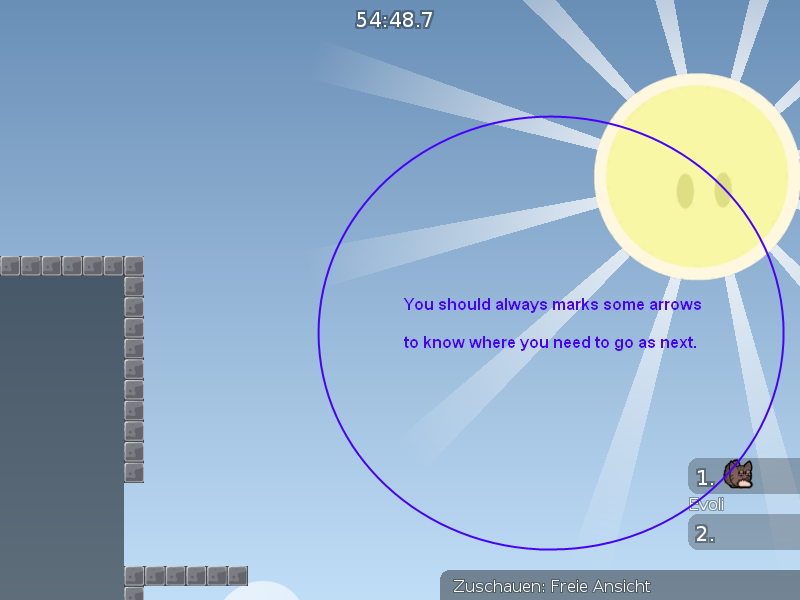 add arrows to know where i should go next<br />i just jumped down .-.