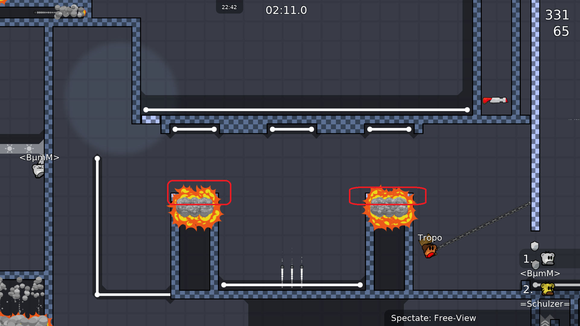 can't see the hooks neither with entities or design