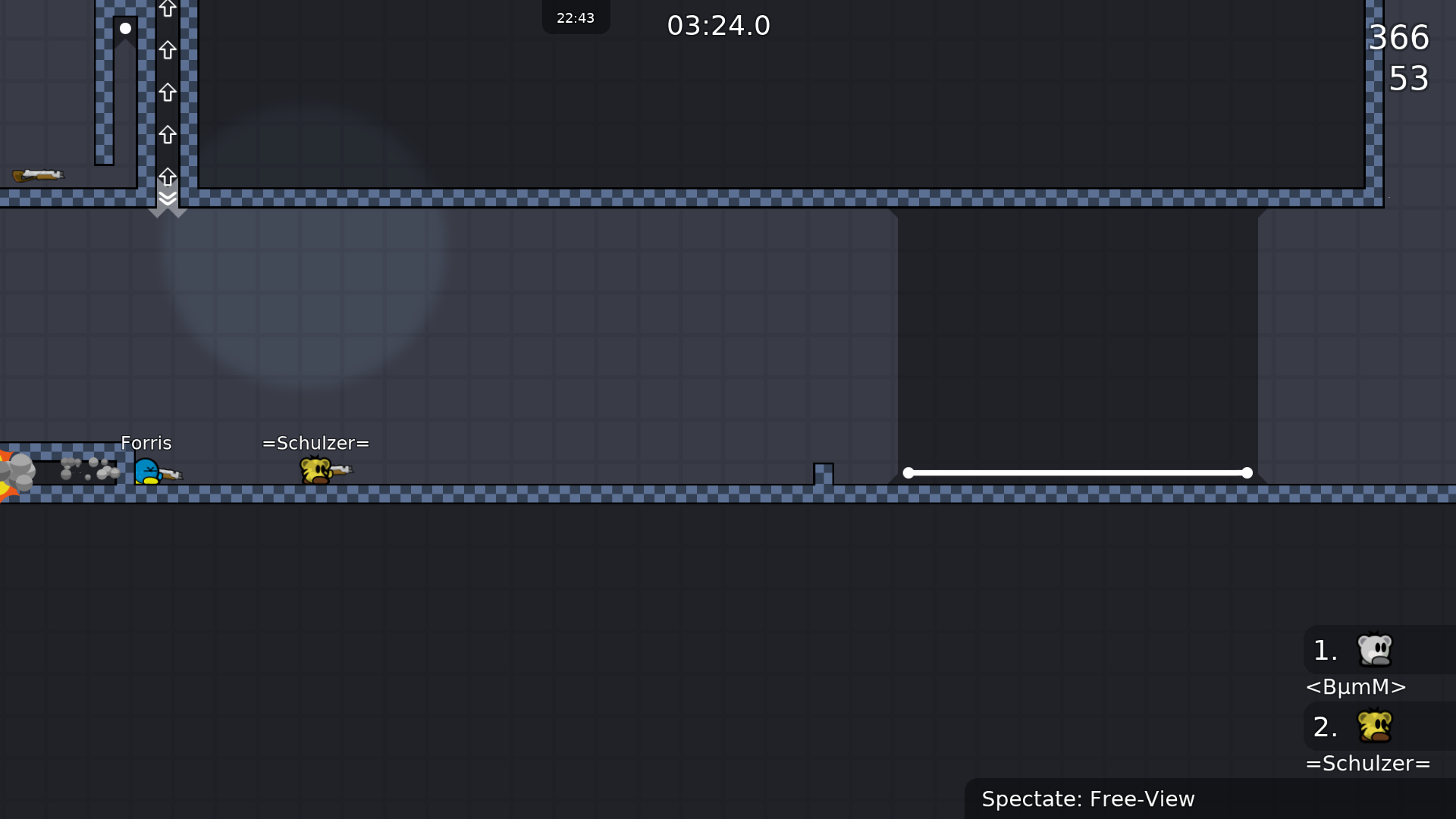 the part is way too hard for the map
