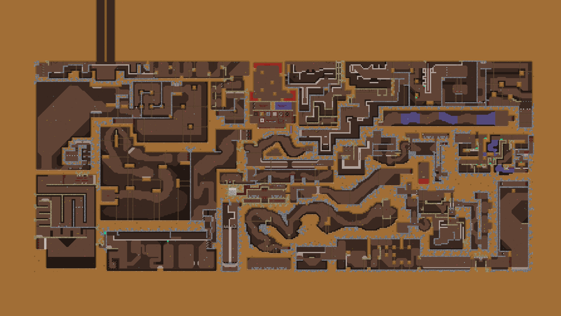 The whole map.