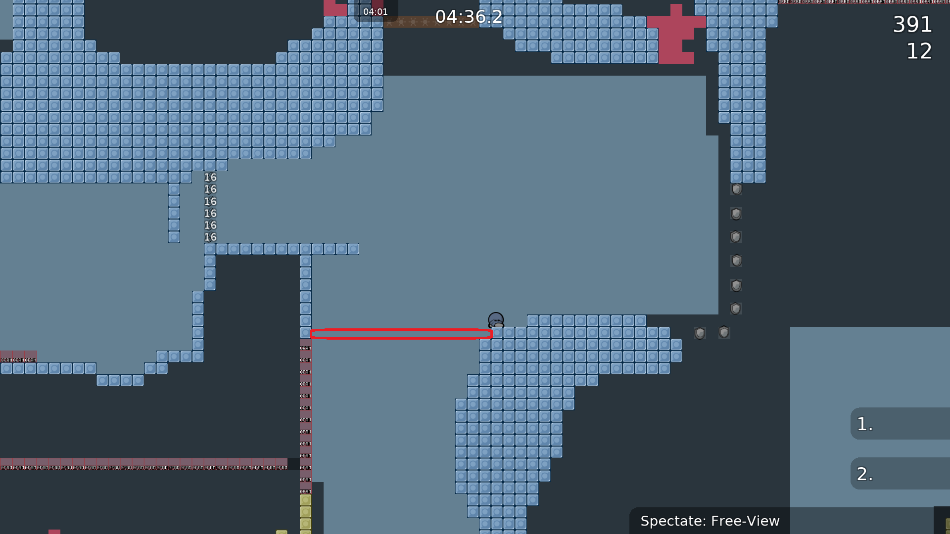 Add a CP here? Can be a bit annoying if you fail to catch the deep, also you can give the deep CP 16 anyways.