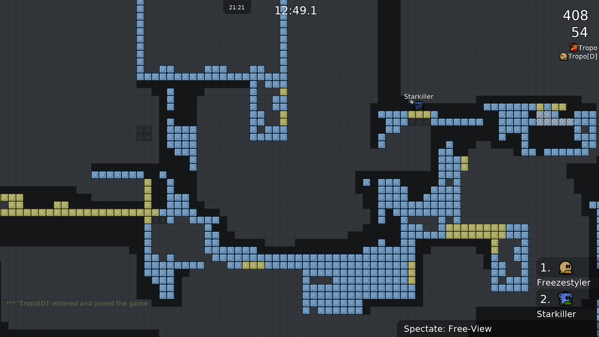 Unplayable part in team 0, no space for bigger groups and takes too much effort to reset if you don't pass