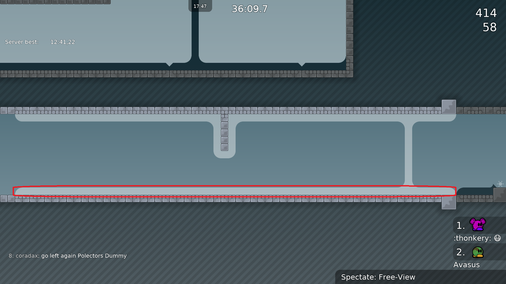 I don't see a reason to have this freeze, it only baits players into thinking it is a normal gores part wich could make them fail