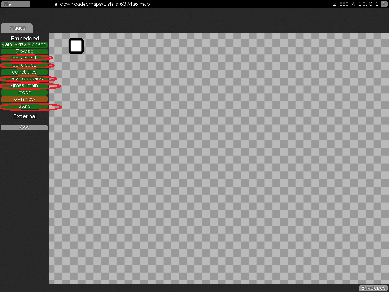 these layers mustn't be embedded