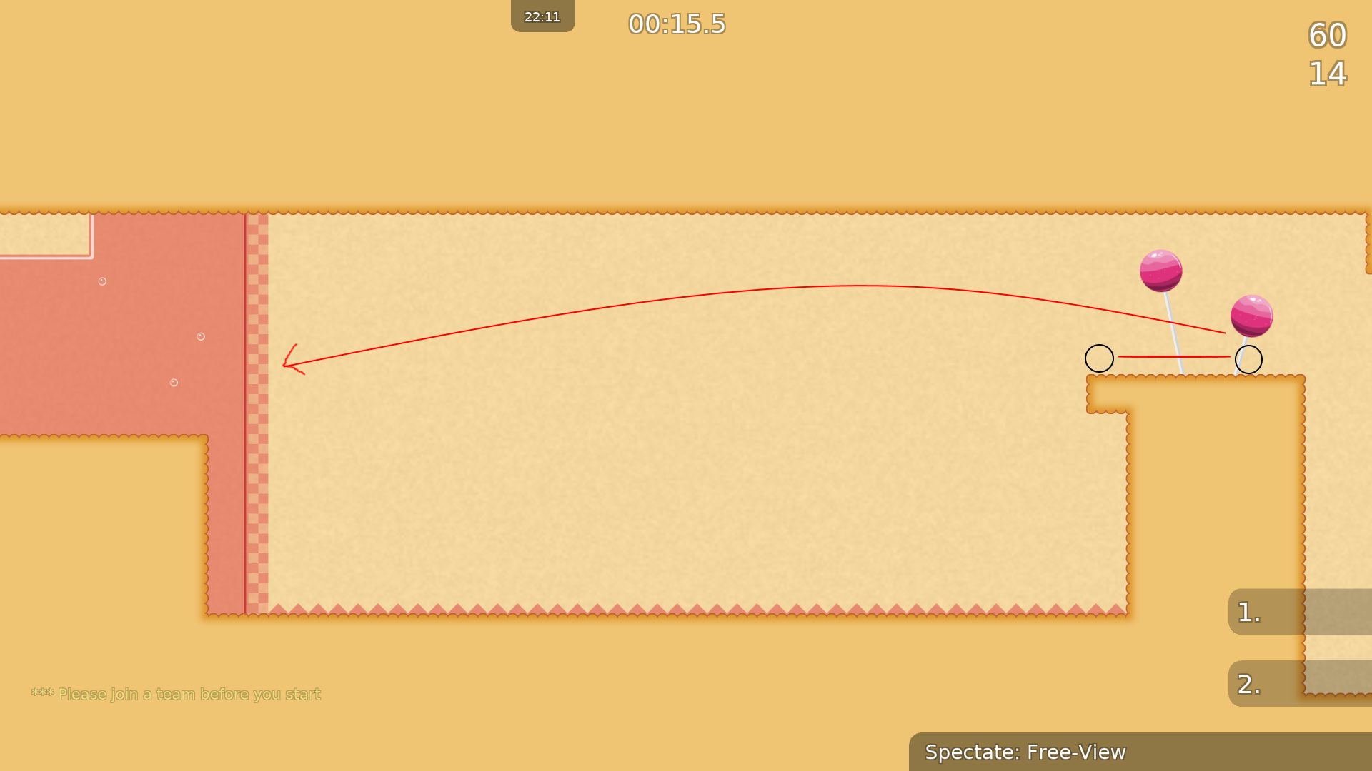 Its possible to teamfinish by taking speed while the dummy is still on the platform and abusing the kill immunity.