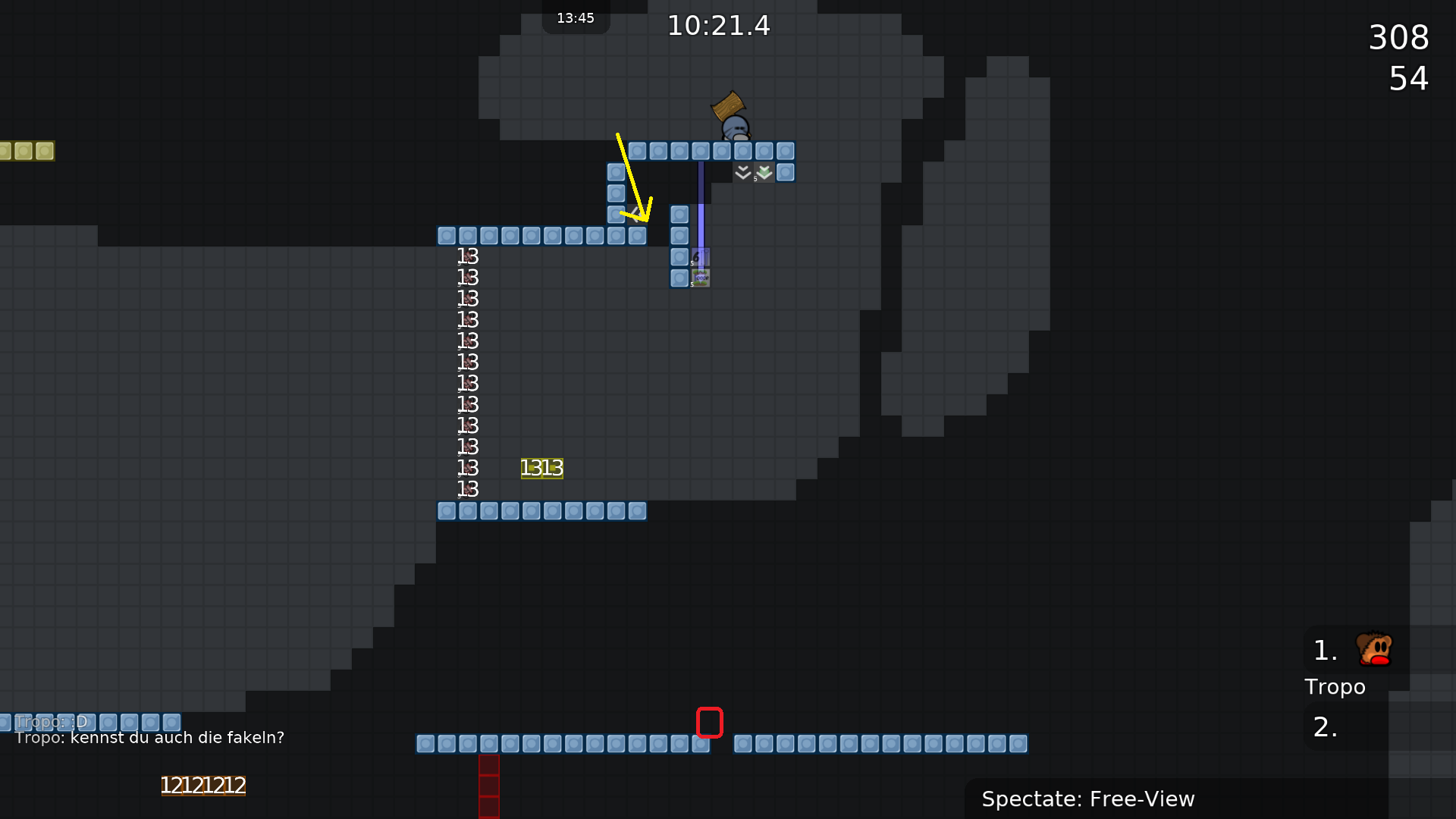 8. Red: The door doesn't necessarily align with the hole, thus it's possible to fail on the edge.<br />Yellow: Is this supposed to be a hook through the edge?