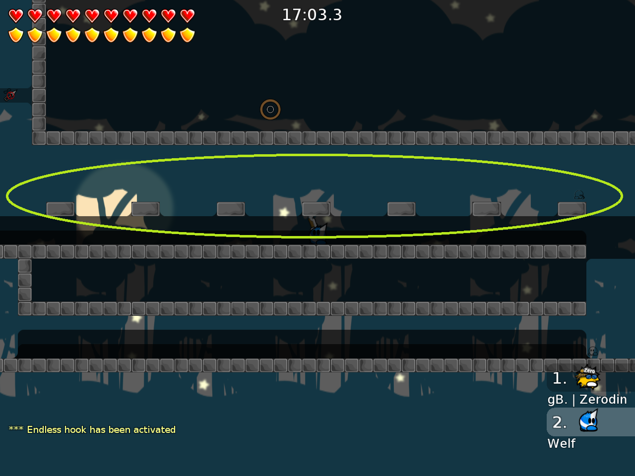 maybe change something here, you do 6 times exactly the same jump (variety is cool imo)