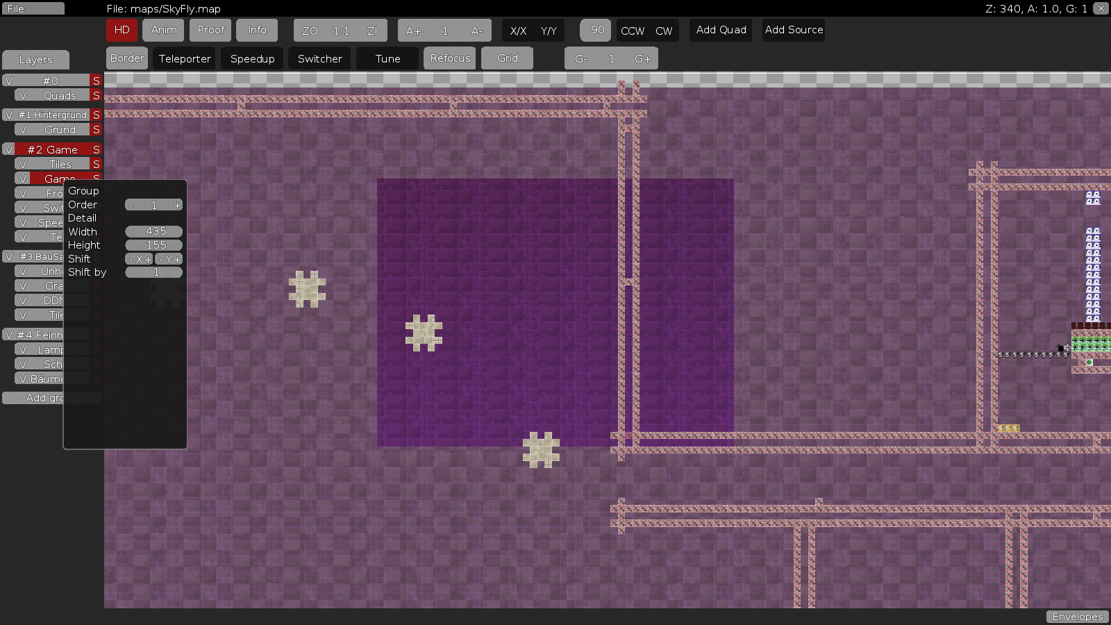 layers are way too big (they can be all 435x155)