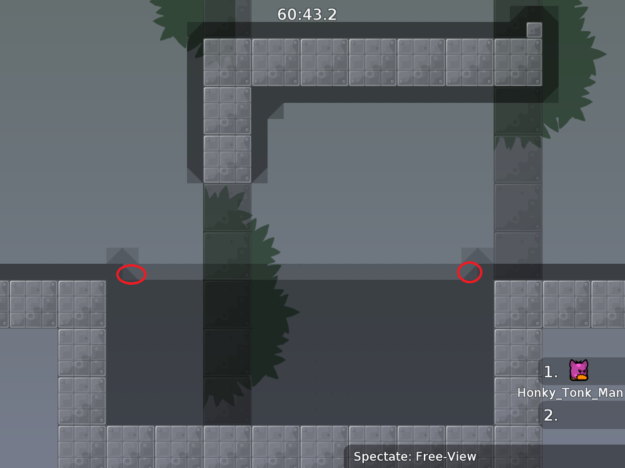 in other parts this is freeze, mappers decision ;)