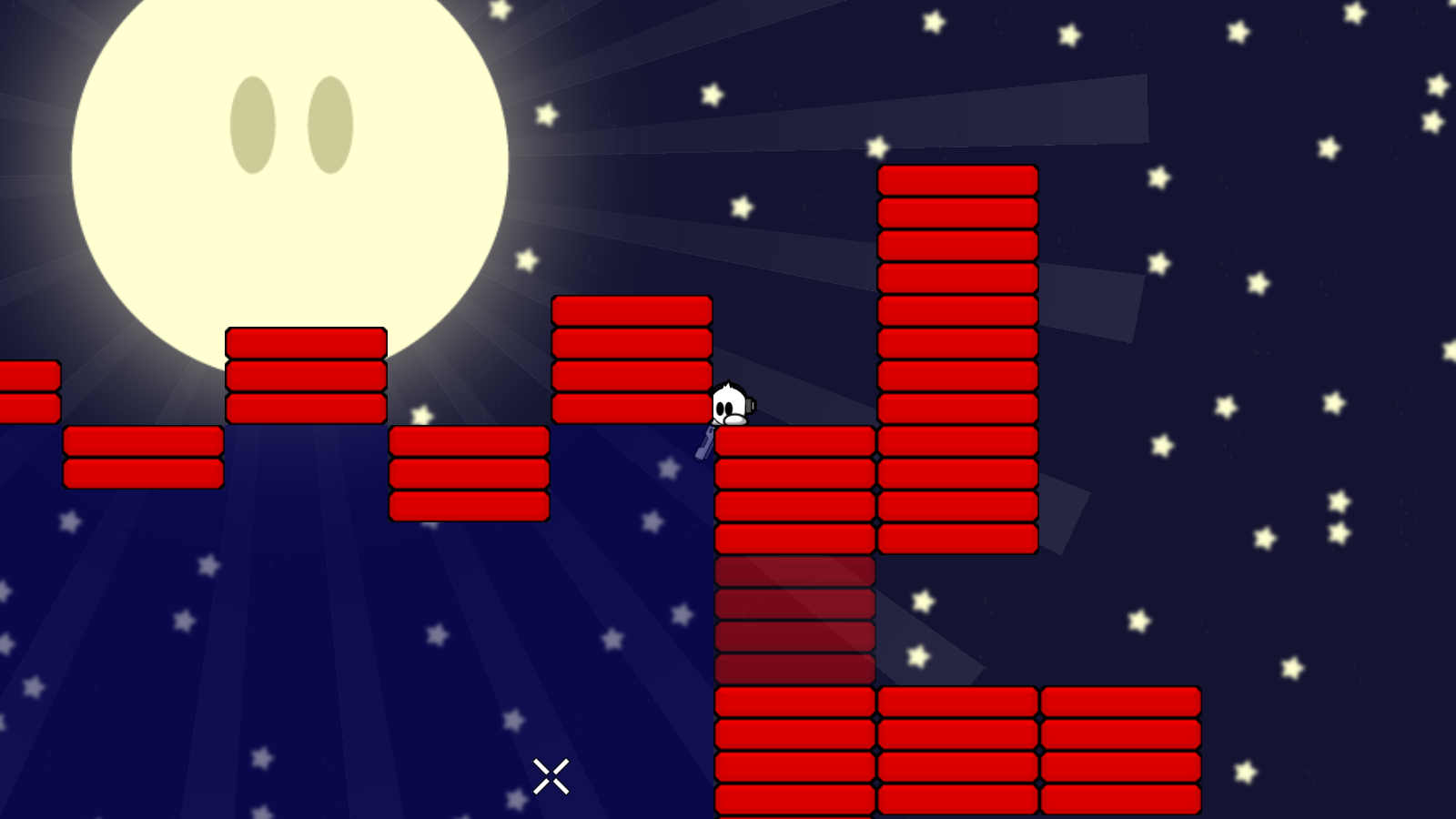 doesnt look nice (you used bigger blocks in another part that would fit here as well)