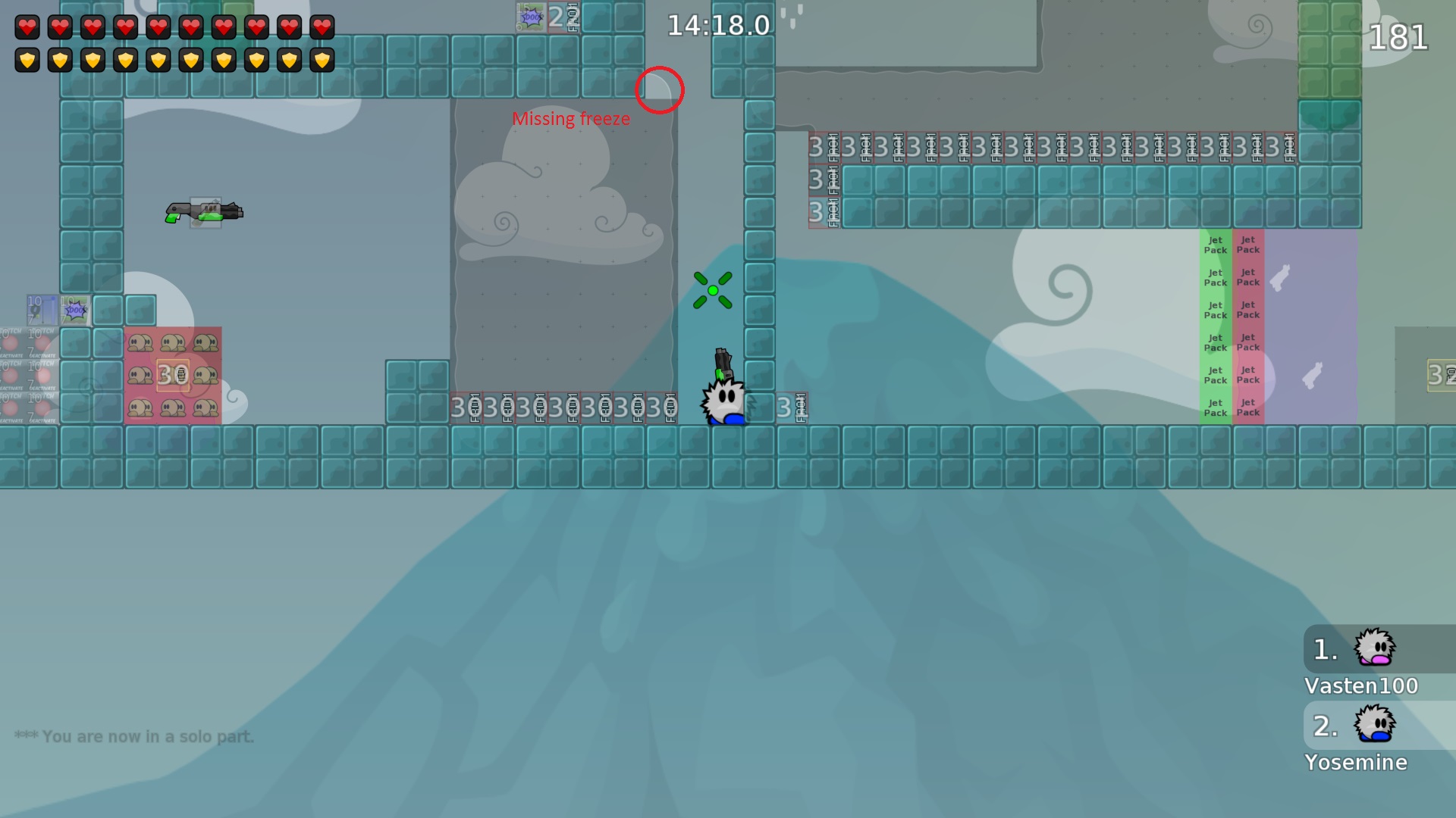 missing freeze