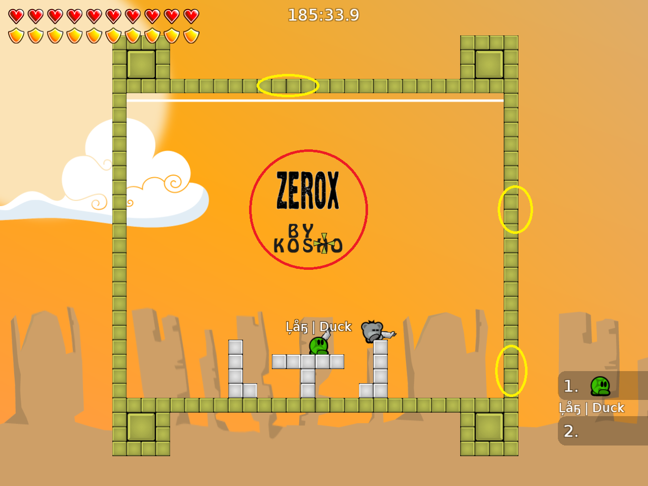 red: &quot;ZEROX&quot; may not be HD; yellow: you randomly tourned these tiles around, sometimes in map it looks weird so you can change it (in whole mapp)