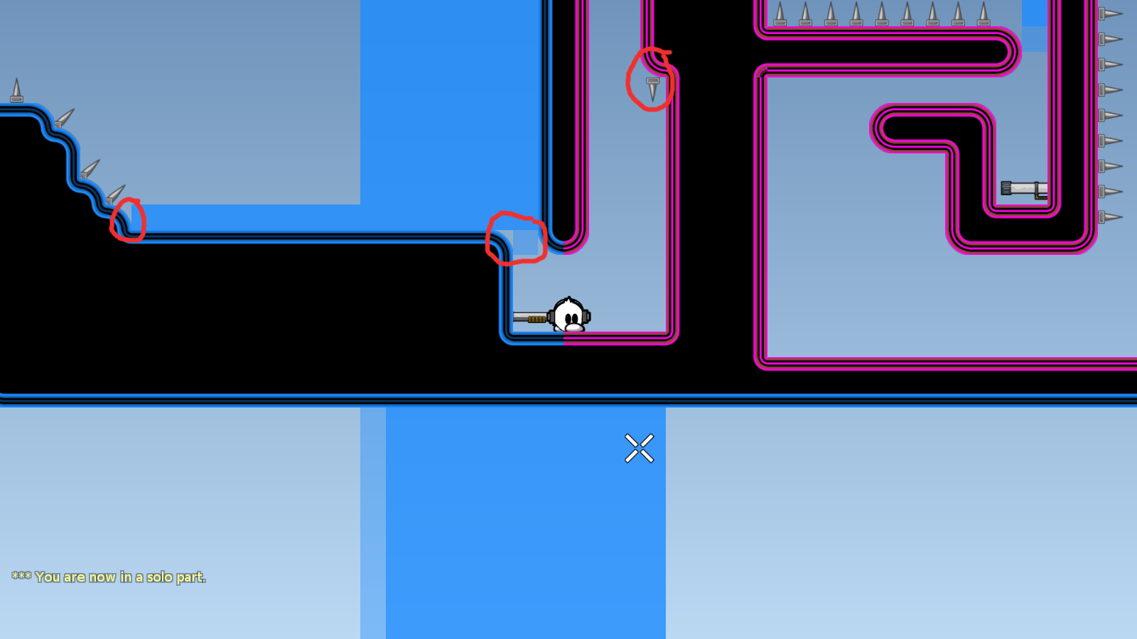 that doesnt look nice + the spikes do not really fit to the tileset :(