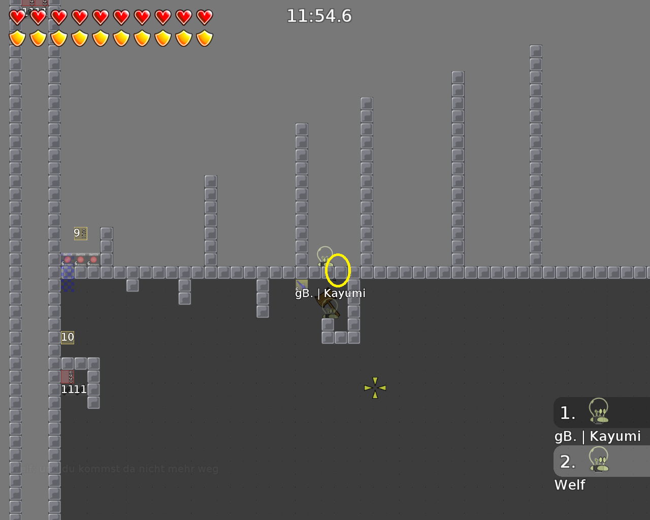 with many people this might be annoying, you can add hookthrough (mappers decision)